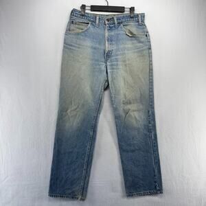 Vintage GAP Jeans Fits 30x30 Blue Faded Cowboy Rancher Whisker Straight 80s 90s